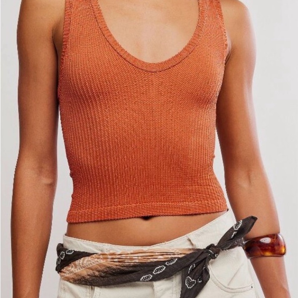 FREE PEOPLE Clean Slate Tank / Cinnamon Stick
